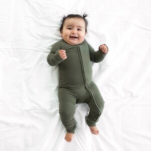 Little Sleepies Olive Cozy Zippy Size 18-24 months Gently worn